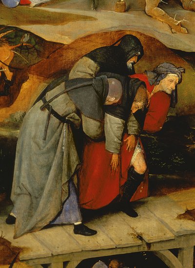 (détail) de la Tentation de Saint Antoine, vers 1500 - Hieronymus Bosch