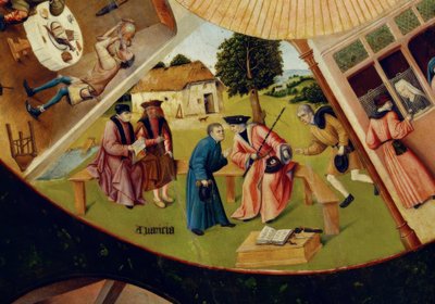 Les sept péchés capitaux et les quatre dernières choses - Hieronymus Bosch