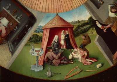 Les sept péchés capitaux et les quatre dernières choses - Hieronymus Bosch