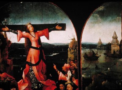 Triptyque de Sainte Libérate (huile sur panneau) (détail) - Hieronymus Bosch