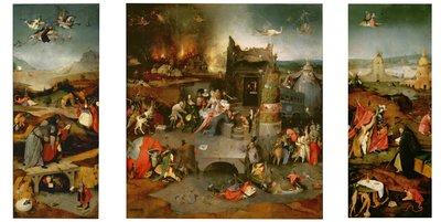 La tentation de Saint Antoine, vers 1501 - Hieronymus Bosch