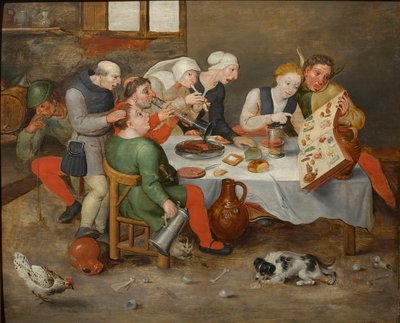 Les Chanteurs de Bacchus, 1580 - Hieronymus, Bosch