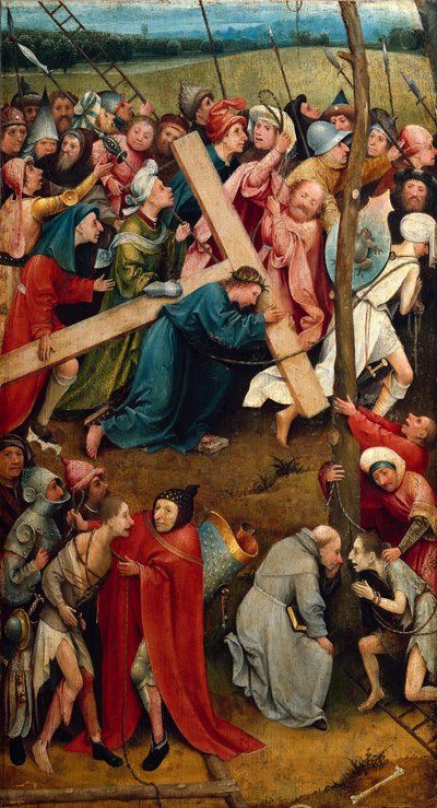 Le Christ portant sa croix, Le chemin du Calvaire - Hieronymus Bosch