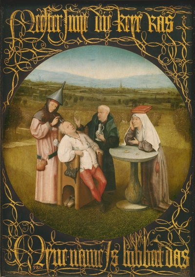 La guérison de la folie, c.1494 - Hieronymus Bosch