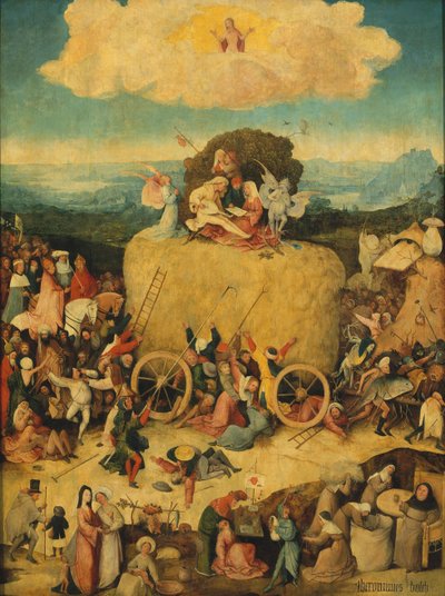 Le Chariot de foin Panneau central, vers 1516 - Hieronymus Bosch