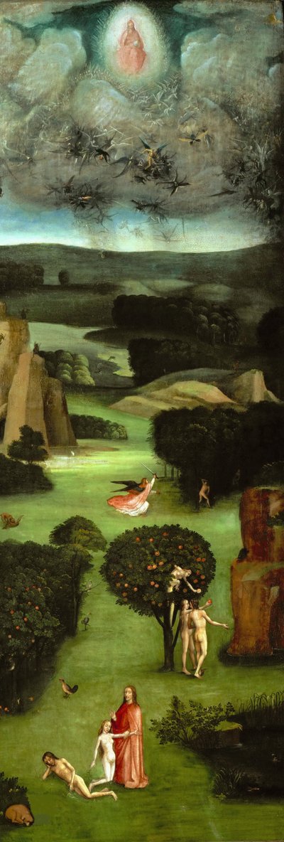 Le Jugement dernier, panneau de gauche, vers 1485 - Hieronymus Bosch