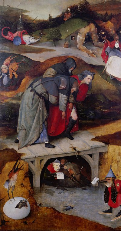 La Tentation de Saint Antoine (détail) - Hieronymus Bosch