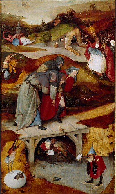 Triptyque des tentations (détail) - Hieronymus Bosch