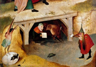 Triptyque des tentations (détail) - Hieronymus Bosch