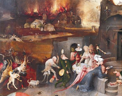 Triptyque de la Tentation de Saint Antoine (panneau central) - Hieronymus Bosch