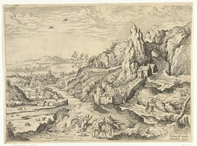 Abraham et Isaac en route vers le lieu du sacrifice - Hieronymus Cock