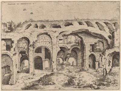 Quatrième vue du Colisée - Hieronymus Cock