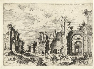 Vue des Thermes de Dioclétien - Hieronymus Cock