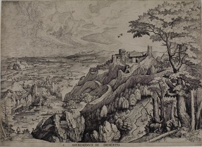 Saint Jérôme dans le désert - Hieronymus Cock