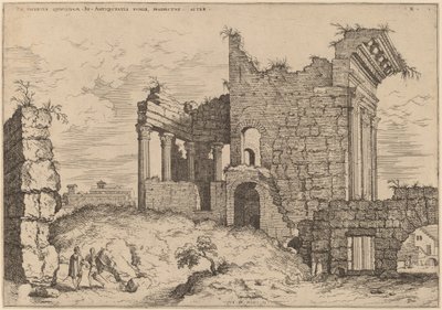 Deuxième vue du Forum de Nerva - Hieronymus Cock