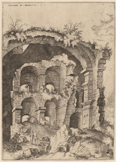 Septième vue du Colisée - Hieronymus Cock