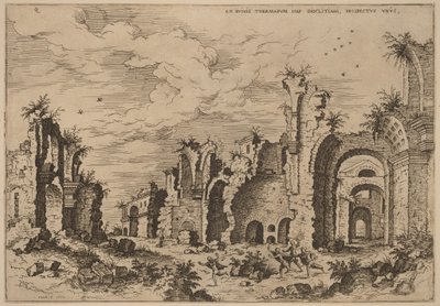 Les thermes de Dioclétien - Hieronymus Cock