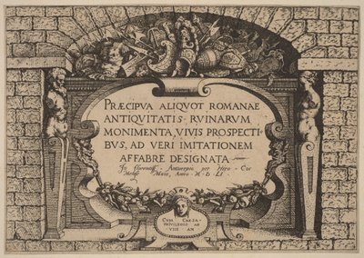 Page de titre - Hieronymus Cock