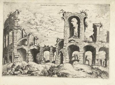 Deuxième vue du Colisée à Rome - Hieronymus Cock