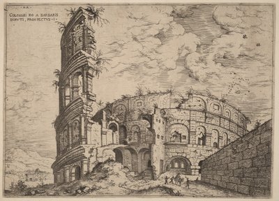 Vue sur le Colisée - Hieronymus Cock
