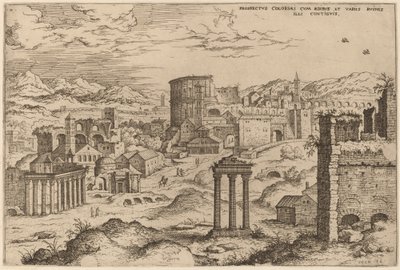 Vue du Forum - Hieronymus Cock