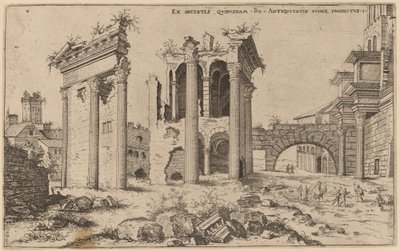 Vue du Forum de Nerva - Hieronymus Cock