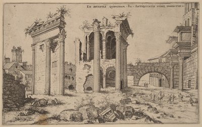 Vue du Forum de Nerva - Hieronymus Cock