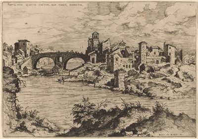 Vue du Ponte Quattro Capi et de l