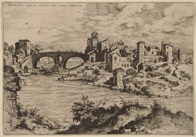 Vue sur le Ponte Quattro Capi et l