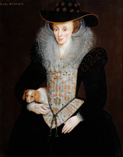 Portrait de Lady Bennet, vers 1590 - Hieronymus Custodis