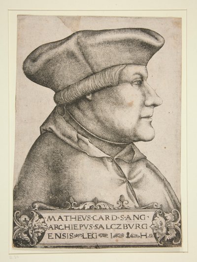 Matthäus Lang, Cardinal-Archevêque de Salzbourg - Hieronymus Hopfer
