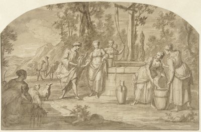 Éliézer et Rébecca au puits - Hieronymus Lapis