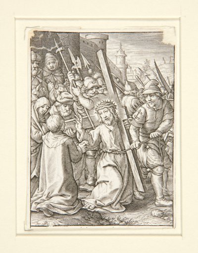 Christ portant la croix - Hieronymus Wierix