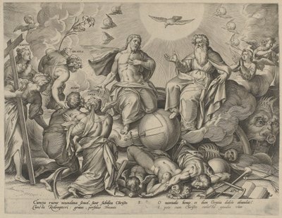 Jugement dernier (De vier leeftijden van de mens en de dood) - Hieronymus Wierix