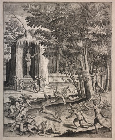Cupidons en jeu - Hieronymus or Jerome Wierix