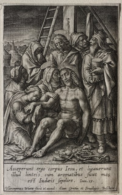 La Passion : Descente de Croix - Hieronymus or Jerome Wierix