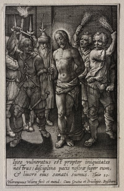 La Passion : La Flagellation - Hieronymus or Jerome Wierix
