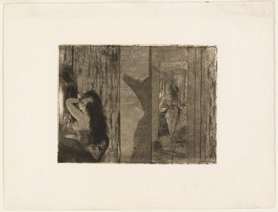 Les actrices dans leur loge - Hilaire Germain Edgar Degas