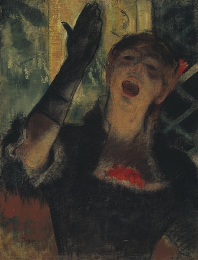 Café Singer - Hilaire Germain Edgar Degas