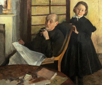 Henri Degas et sa nièce Lucie Degas (L