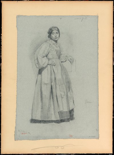 Italienne (Gaëta) - Hilaire Germain Edgar Degas