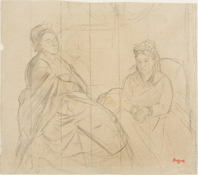 Madame Lisle et Madame Loubens - Hilaire Germain Edgar Degas