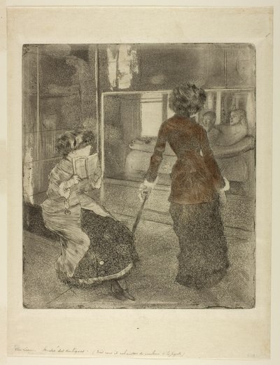 Mary Cassatt au Louvre : La galerie étrusque - Hilaire Germain Edgar Degas