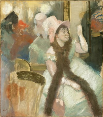 Portrait après un bal costumé (Portrait de Madame Dietz-Monnin) - Hilaire Germain Edgar Degas