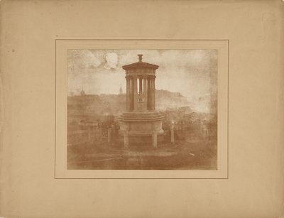 [Calton Hill, le monument de Dugald Stewart]. - Hill and Adamson