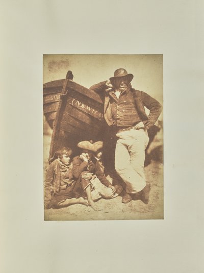 [James Linton et trois garçons] - Hill and Adamson