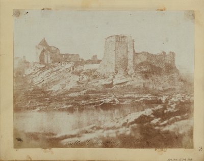 Château de St. Andrews depuis le nord-ouest - Hill and Adamson