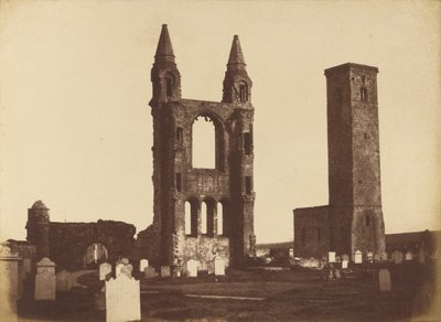 Andrews Cathedral, East Gable et St. Regulus Tower - Hill and Adamson