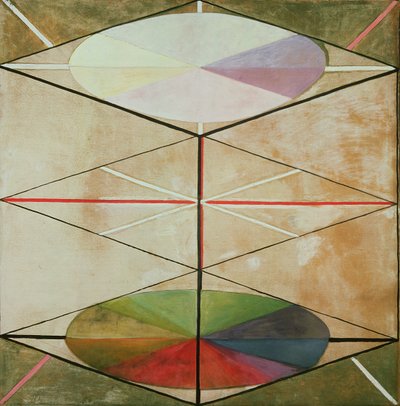 Poster « Le Point De Vue De Bouddha Dans La Vie Terrestre Par Hilma Af Klint 1920 Par Bossycathome