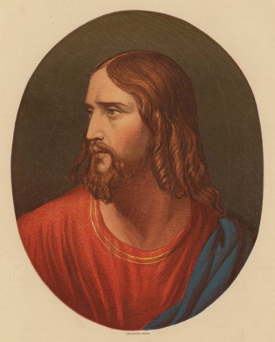 Tête du Christ - Hippolyte (1797 1856) (after) Delaroche